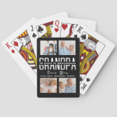 Grootouders dag cadeau voor 70 jaar oud pokerkaarten (Achterkant)