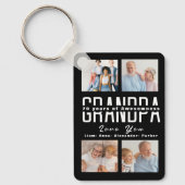 Grootouders dag cadeau voor 70 jaar oud sleutelhanger (Voorkant)