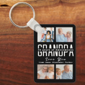 Grootouders dag cadeau voor 70 jaar oud sleutelhanger (Voorkant)