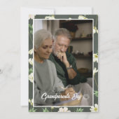 Grootouders dag foto Vakantie Kaart (Voorkant)