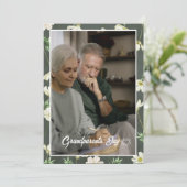 Grootouders dag foto Vakantie Kaart (Staand voorkant)