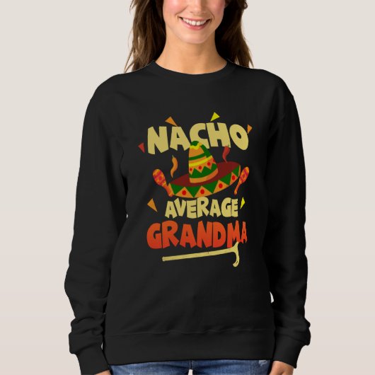 Grootouders dag grootma opa om Nachos Funn te word Trui (Voorkant)