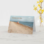 Grootouders Dag Kaart, Beach Schilderachtig Kaart (Gele Bloem)