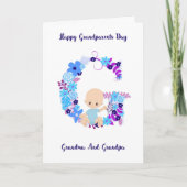 Grootouders Dag Kaart van Baby Boy (Voorkant)