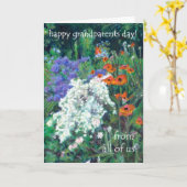 Grootouders Dag Kaart - van ons allemaal - Poppies (Gele Bloem)