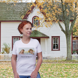 Grootouders Dag Oma Foto aanpassen T-shirt