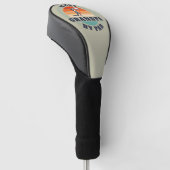 Grootouders Dag Retro Beste Opa By Par Custom Golfheadcover (Schuin)