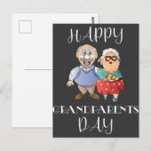 Grootouders Dag Teken Kaarten (Voorkant / Achterkant)