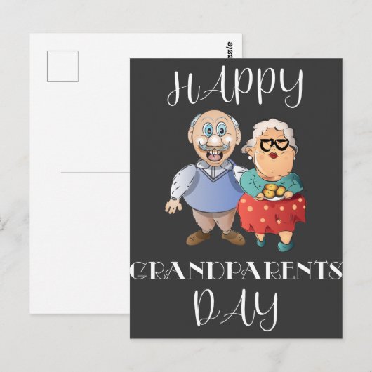 Grootouders Dag Teken Kaarten (Voorkant / Achterkant)