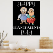 Grootouders Dag Teken Poster (Keuken)