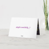 Grootouders Dag-Vlinders op Lila struik Kaart (Achterkant)