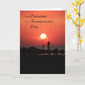 Grootouders Dag voor Dedushka, Gevist bij zonsonde Kaart (Gele Bloem)