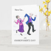 Grootouders Dag Wenskaart Kaart (Gele Bloem)