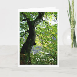 Grootouders Dag Wenskaart - voor Grootvader Kaart