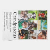 Grootouders Definitie 9 Foto collage Theedoek (Horizontaal)