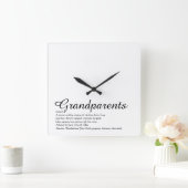 Grootouders Definitie legant script Vierkante Klok (Huis)