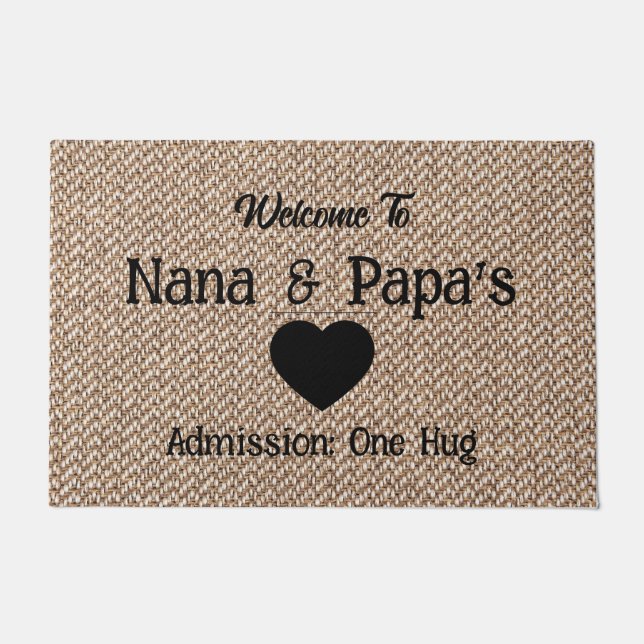 Grootouders Doormat Deurmat (Voorkant)