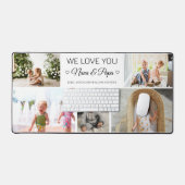 Grootouders Eenvoudig Zoet 5 Fotocollage Bureaumat (Keyboard & Muis)
