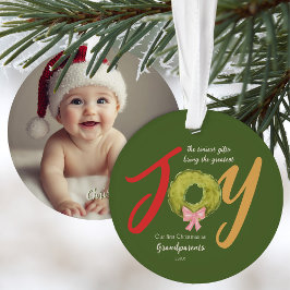 Grootouders Eerste Kerst Keepsake Memento Joy Ornament