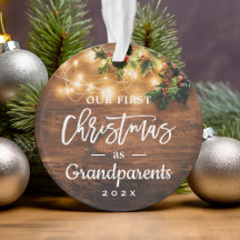 Grootouders Eerste kerstkaartje Foto