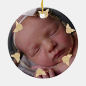 grootouders eerste kerstmis 2022 - foto op maat keramisch ornament (Achterkant)