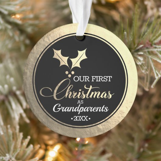 Grootouders Eerste Kerstmis Ornament (Boom)