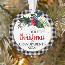 Grootouders Eerste Kerstmis Ornament
