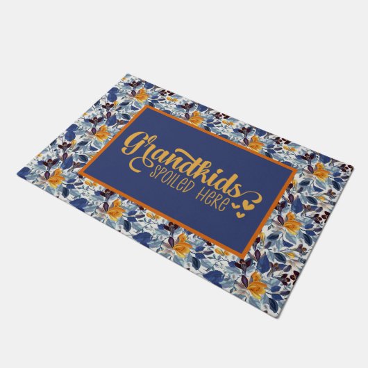 Grootouders en kleinkinderen deurmat (Schuin)