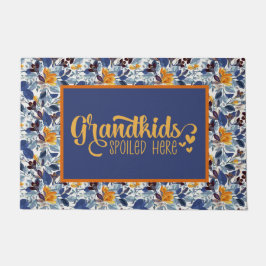 Grootouders en kleinkinderen deurmat