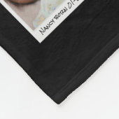 Grootouders Familie Fotocollage Fleece Deken (Hoek)