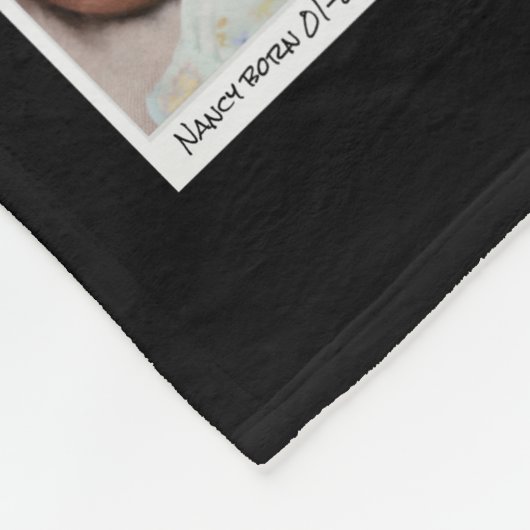 Grootouders Familie Fotocollage Fleece Deken (Hoek)