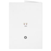 Grootouders feliciteren Kaarten met tweeling (Achterkant)