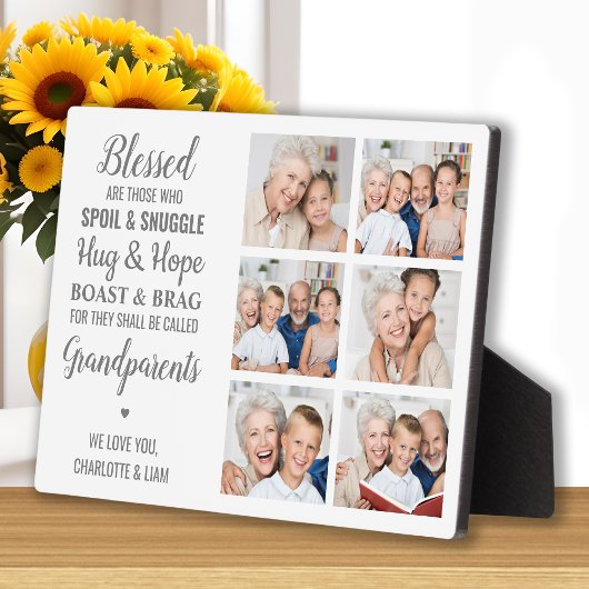 Grootouders Foto collage Fotoplaat
