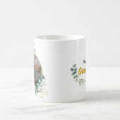 Grootouders foto eucalyptus krans koffie Mok (Center)