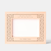 Grootouders Foto Familie Keepsake Griekse Meander Gegraveerde Lijstjes (Voorkant)