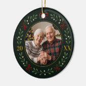 Grootouders Foto Krans Ornament - Familie (Links)