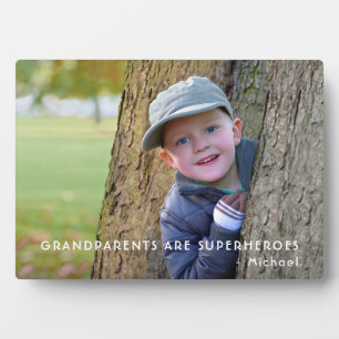 Grootouders Foto Tafelblad Plaquette met Ezel Fotoplaat