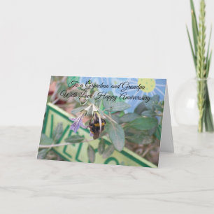 Grootouders Gepersonaliseerd Jubileum voor huwelij Kaart