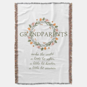 Grootouders, Gift Deken, Oma Opa, Deken