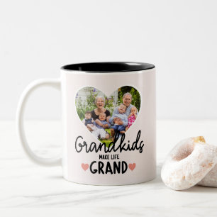 Grootouders Gift Nana Papa Grandchild Tweekleurige Koffiemok