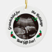 Grootouders Grootkind voor kerstFeestdagen Keramisch Ornament (Voorkant)