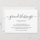 Grootouders, grootmoeder, grootbaby-Baby shower Kaart (Voorkant)