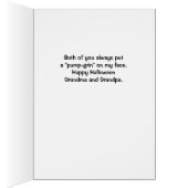 Grootouders Halloween Schattige Jack o' Lantern (Binnen (Rechts))