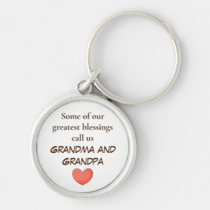 Grootouders Hart Greatest Blessings sleutelhangers
