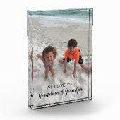 Grootouders houden van kleinkinderen Aangepast fot Fotoblokken (Links)