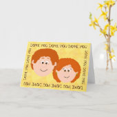 Grootouders Kaart (Gele Bloem)