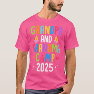Grootouders Kamp 2025 Neven Zomer Camping Vaca T-shirt