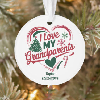 Grootouders Kerst Ornament, Grootouder Gift Ornament