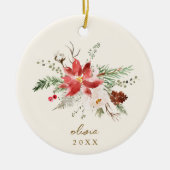 Grootouders Kerstcadeau  Foto Keramisch Ornament (Voorkant)