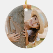Grootouders Kerstcadeau  Foto Keramisch Ornament (Achterkant)